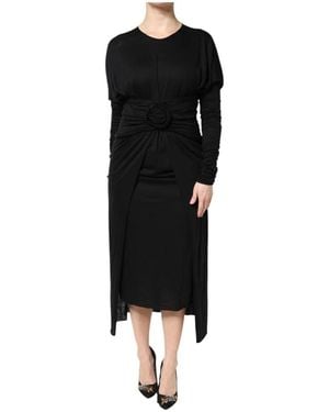 Dolce & Gabbana Midi Dresses - Zwart