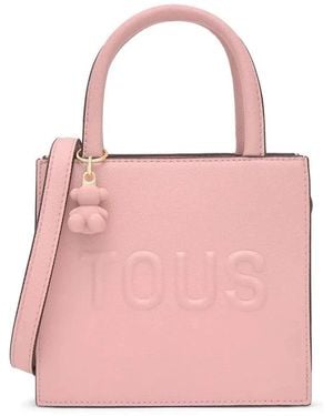 Tous Strukturierte Umhängetasche - Pink