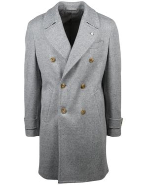 L.B.M. 1911 Double-Breasted Coats - Grigio