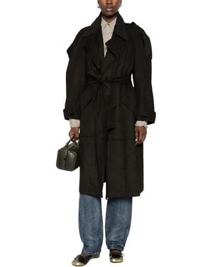 Low Classic Trench Coats - Black