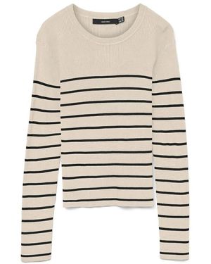 Vero Moda Gizelle Lange Mouw Pullover Sweater - Wit