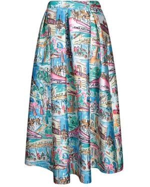 ALESSANDRO ENRIQUEZ Midi Skirts - Blue