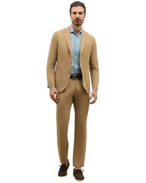 Boglioli Single Breasted Suits - Metallic