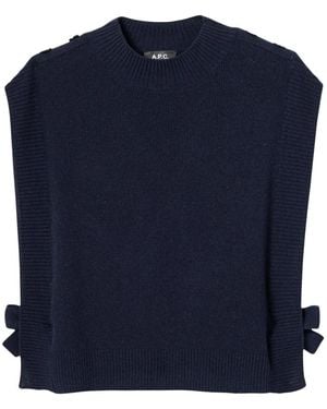 A.P.C. Round-Neck Knitwear - Blu