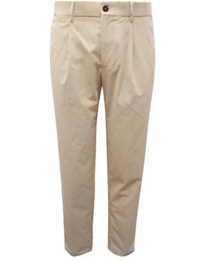 Peserico Slim-Fit Trousers - Natural