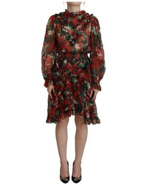 Dolce & Gabbana Midi Dresses - Brown