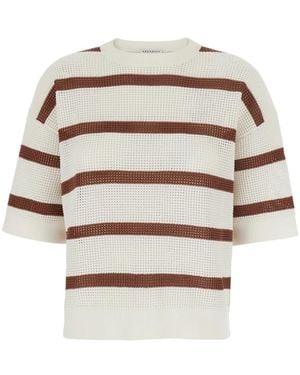 Brunello Cucinelli Truien & Vesten ,Veelkleurig ,Truien - Wit