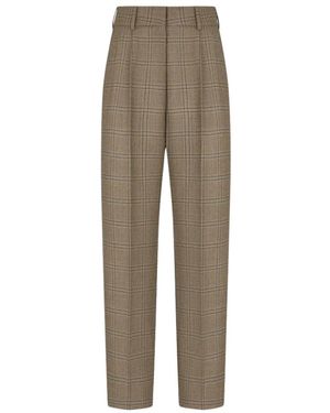 Blazé Milano Broeken ,Bruin ,Wijde Broek - Grijs