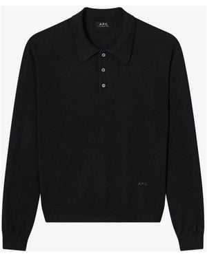 A.P.C. Round-Neck Knitwear - Noir