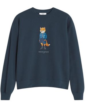 Maison Kitsuné Sweatshirts - Azul