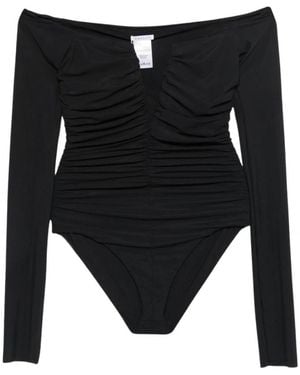 Amazuìn Tops ,Zwart ,Alika Bodysuit