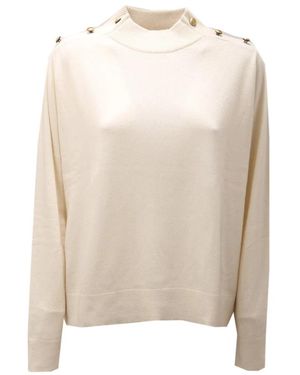 Michael Kors Round-Neck Knitwear - Natural