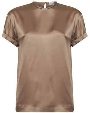 Brunello Cucinelli Blouses - Marrón