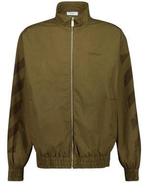 Off-White c/o Virgil Abloh Bomber Jackets - Green
