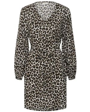 Kaffe Kleedjes ,Veelkleurig ,Short Kleedjes - Zwart