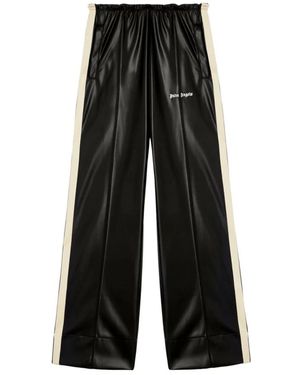 Palm Angels Wide Trousers - Nero
