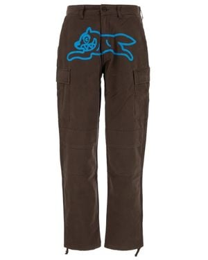 ICECREAM Straight Trousers - Brown