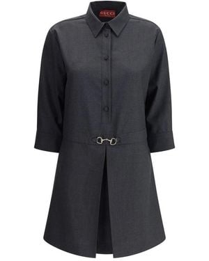 Gucci Shirt Dresses - Negro