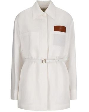 Fendi Go-To Jacke - Weiß