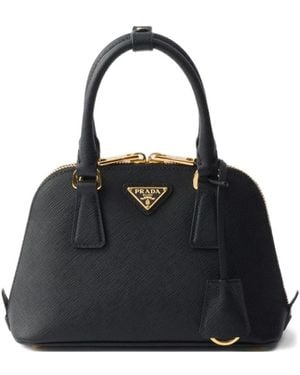 Prada Schwarze Seiden- & Nylon-Taschen