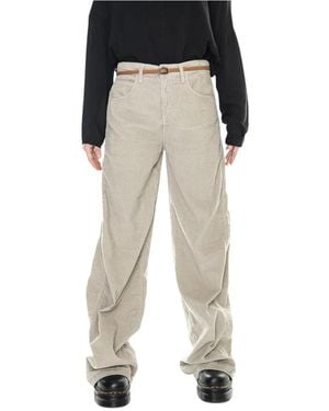 ALESSIA SANTI Wide Trousers - Neutre