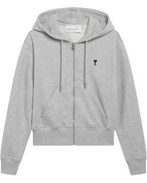 Ami Paris Quota Hoodie - Grijs