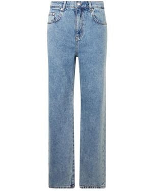 Moschino Straight Jeans - Azul