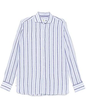 Luigi Borrelli Napoli Formal Shirts - Blauw