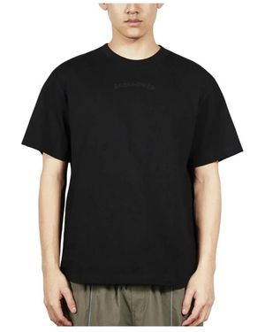 Pleasures Tops ,Zwart ,Katoen Neural Applique T-Shirt