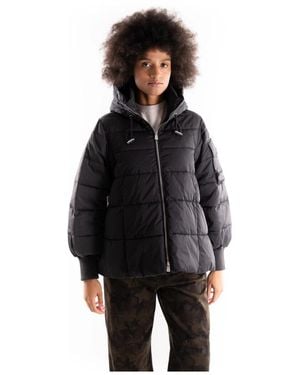 Pinko Piumino Flare Padded Jacket - Zwart