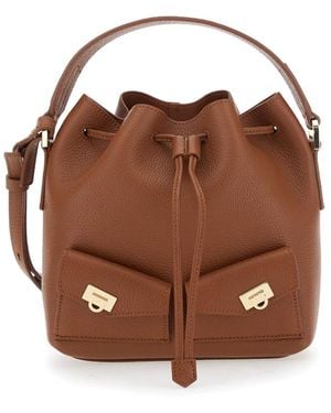 Ferragamo Bucket Bags - Marrón