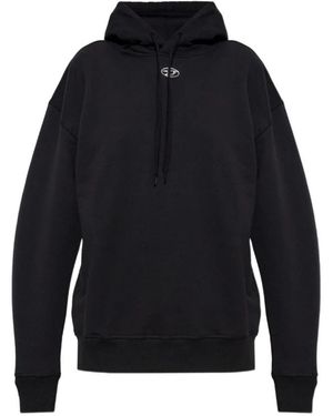 DIESEL Hoodies & Sweatvesten ,Zwart ,Hoodies - Blauw