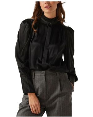 Dea Kudibal Overhemden ,Zwart ,Roberta Blouse