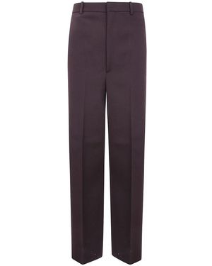 Jil Sander Straight Trousers - Paars