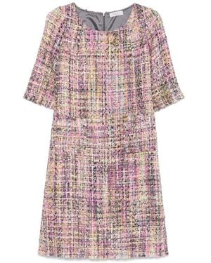 Charlott Ultra Pinkes Kleid Mit Hinterem Schlitz