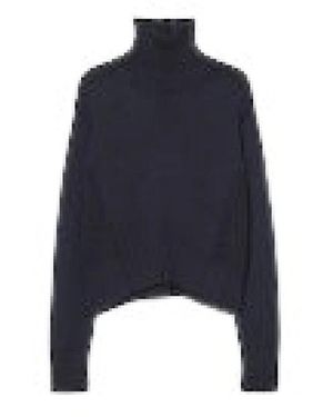 forte_forte Truien & Vesten ,Blauw ,Wol Kabel Coltrui Van Wol