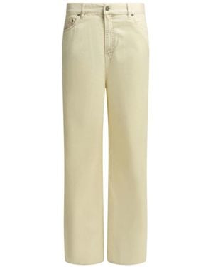 Golden Goose Straight Fit Jeans - Natural