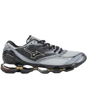 Mizuno Fitness ,Grijs ,Wave Prophecy Ls Sneakers - Zwart