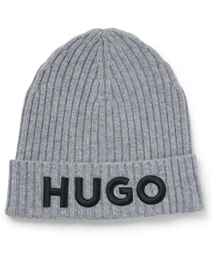 HUGO Beanie 50475373 - Grijs