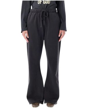 Fear Of God Broeken ,Zwart ,Katoen Signature Classic Flare Sweatpant