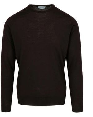 John Smedley Round-Neck Knitwear - Zwart