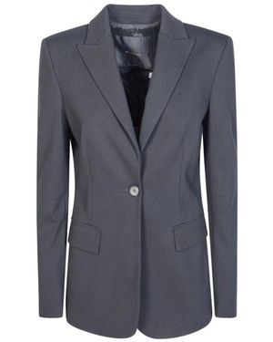Pinko Jassen ,Grijs ,Nylon Blazer - Blauw