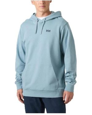 Helly Hansen Hoodies & Sweatvesten ,Blauw ,Katoen Hoodie