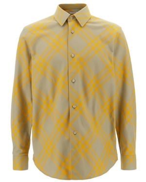 Burberry Casual Shirts - Yellow
