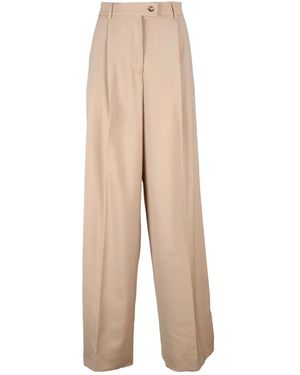 Sportmax Wide Trousers - Natural