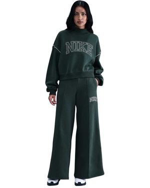 Nike Phoenix Fleece Wide-Leg Sweatpants - Groen