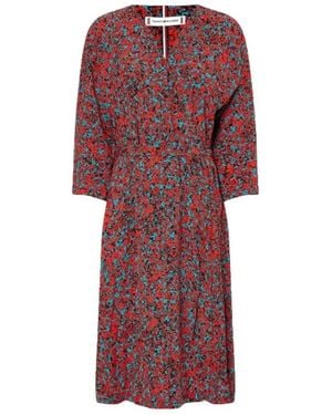 Tommy Hilfiger Midi Dresses - Red