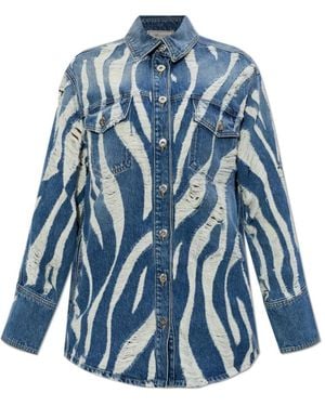 Blumarine Denim Jackets - Blue