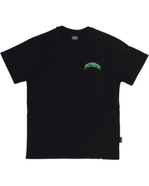 Propaganda Schwarzes Triangle Panther Tee Kurzarm
