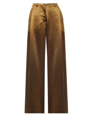 Alysi Wide Trousers - Brown